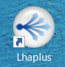 インストールが完了したLhaplusのアイコン