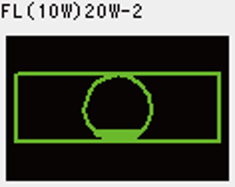 JS楽打に搭載されている蛍光灯「FL（10W）20W-2」Ver2のシンボル