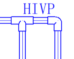 申請くんｆ設備で作図したHIVP管の継手